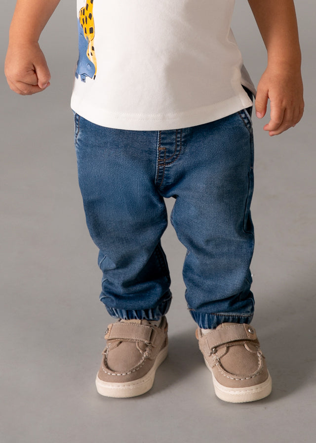 Παντελονι soft denim jogger