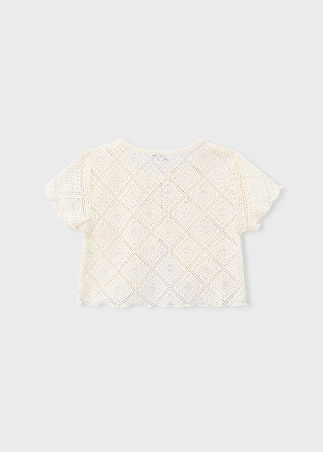 Μπλουζα κοντ/κη 2 τεμ crochet