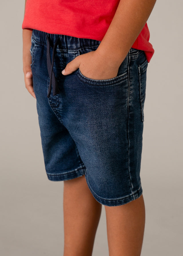 Βερμουδα soft denim jogger