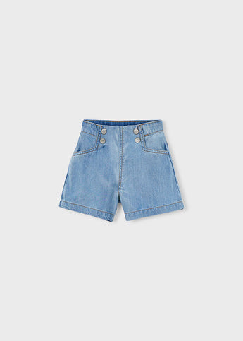Βερμουδα denim ριχτη