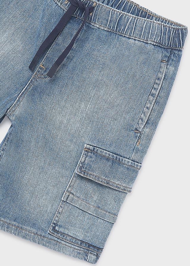 Βερμουδα denim cargo