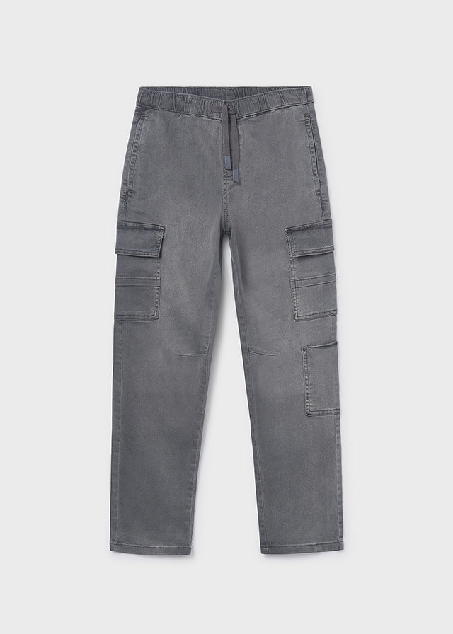 Παντελονι denim jogger cargo