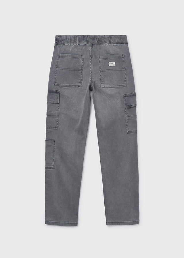 Παντελονι denim jogger cargo