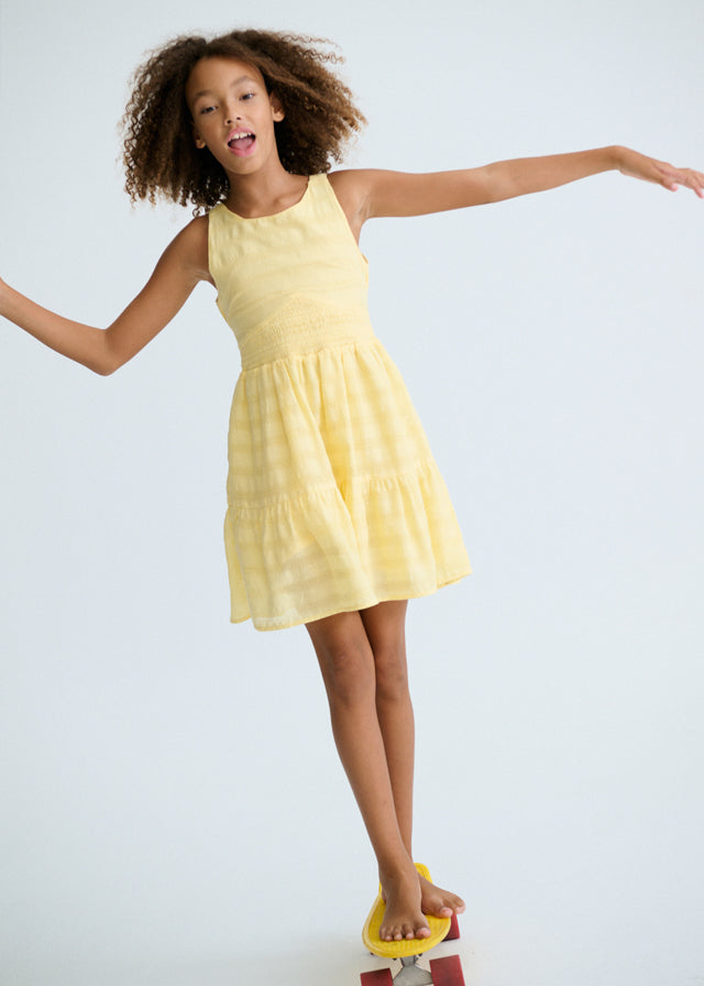 Patterned Voile Dress